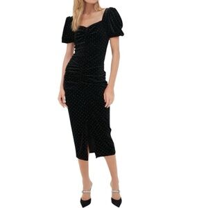 Tuckernuck O.P.T. | Women’s Black Felina Midi Dress Size Small